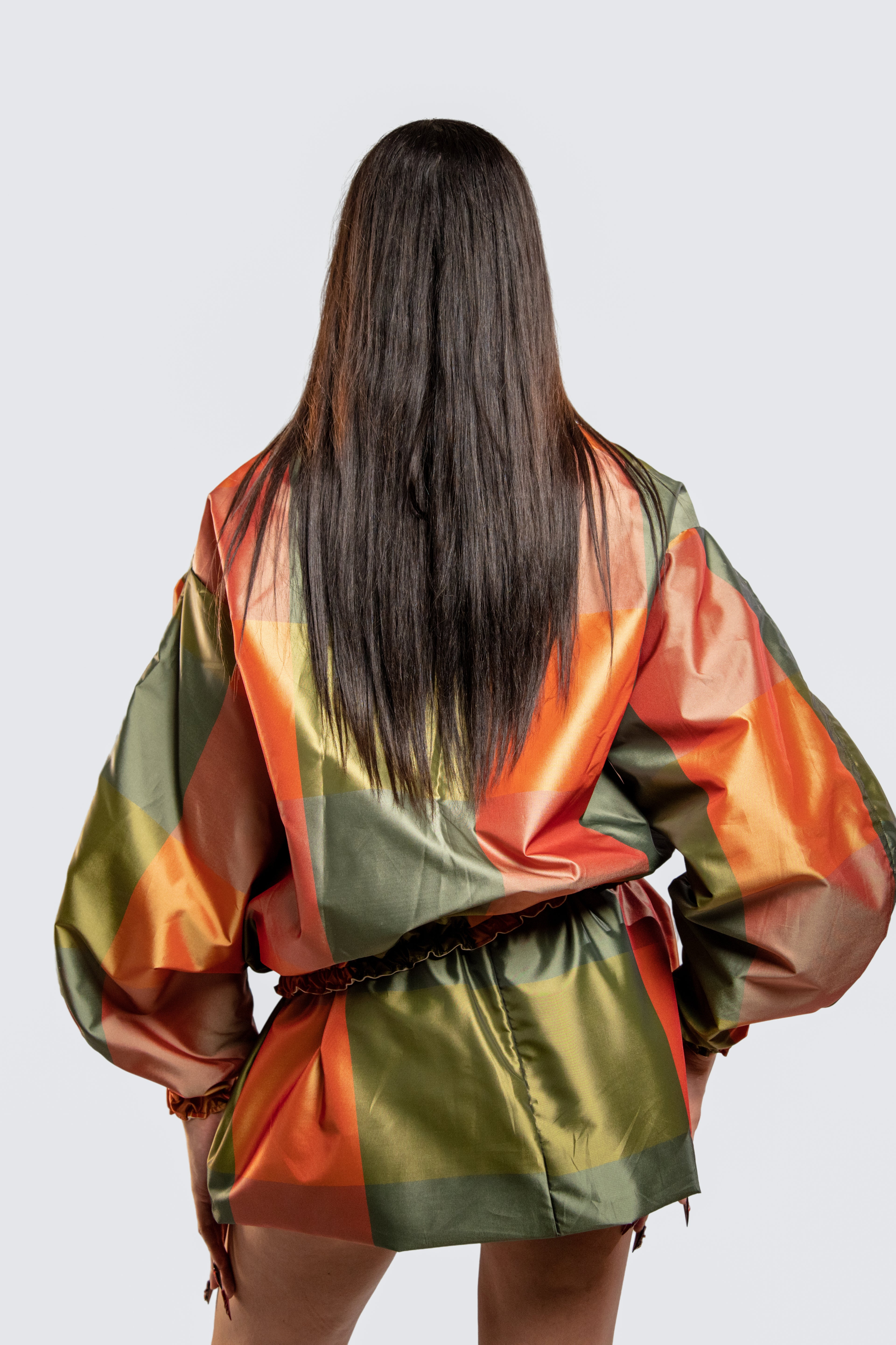 Skirt: Tangerine green KUJO