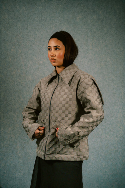 Brown Gray jacket: DAMI