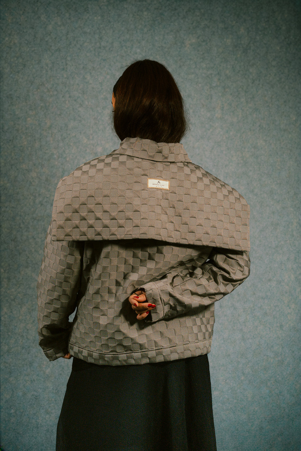 Brown Gray jacket: DAMI