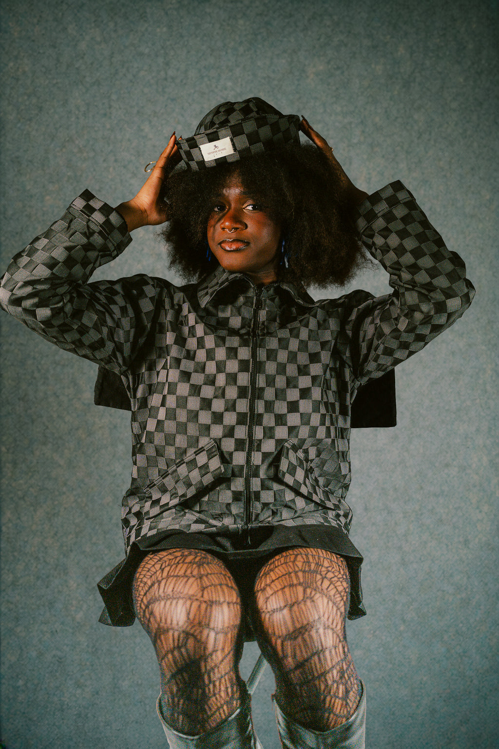 Black sailor hat : DAMI